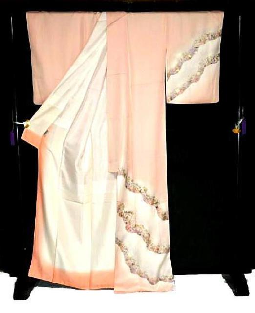 【最高級】新品同様 ピンク暈し染め 金彩 金箔散し 丸栄謹製 訪問着・長襦袢セット 身丈168cm 裄丈64.5cm T3472 < 女性ファッション  【最高級】新品同様 ピンク暈し染め 金彩 金箔散し 丸栄謹製 訪問着・長襦袢セット 身丈168cm 裄丈64.5cm T3472 < 女性ファッションの