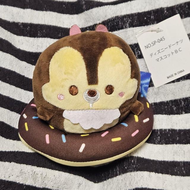 新品 ディズニー ドーナツ浮き輪マスコット チップ ぬいぐるみ デフォルメ ボールチェーン チョコ < おもちゃ  新品 ディズニー ドーナツ浮き輪マスコット チップ ぬいぐるみ デフォルメ ボールチェーン チョコ  < おもちゃの