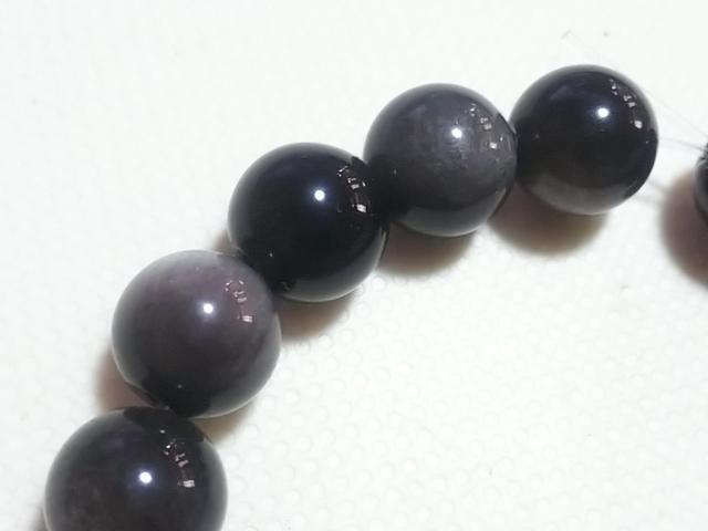 天然石★シルバーオプシディアン 8mm 半連 < 女性アクセサリー/時計  天然石★シルバーオプシディアン 8mm 半連 < 女性アクセサリー/時計の