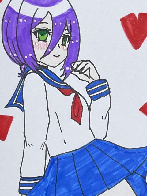 自作イラスト チェンソーマン レゼ ハガキサイズ 制服セーラー服コスプレ13 < アニメ/コミック/キャラクター 自作イラスト チェンソーマン レゼ ハガキサイズ 制服セーラー服コスプレ13 < アニメ/コミック/キャラクターの