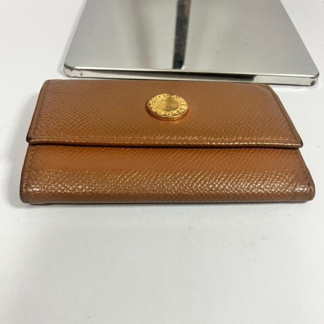 BVLGARI ブルガリ キーケース ブラウン キャメル 6連 キーホルダー < ブランド BVLGARI ブルガリ キーケース ブラウン キャメル 6連 キーホルダー < ブランドの