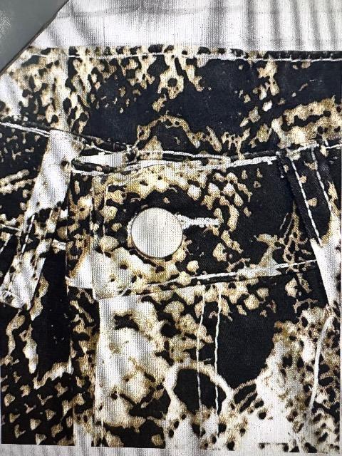 1★新品!◆送料無料!◆M~L相当◆激レアでオシャレ!◆ヘビ柄プリント*パンツ*スリムフィット*ストレッチ < 男性ファッション 1★新品!◆送料無料!◆M~L相当◆激レアでオシャレ!◆ヘビ柄プリント*パンツ*スリムフィット*ストレッチ < 男性ファッションの