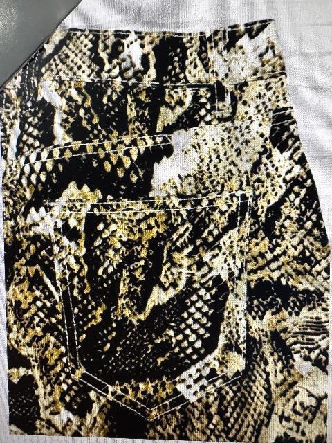 1★新品!◆送料無料!◆M~L相当◆激レアでオシャレ!◆ヘビ柄プリント*パンツ*スリムフィット*ストレッチ < 男性ファッション 1★新品!◆送料無料!◆M~L相当◆激レアでオシャレ!◆ヘビ柄プリント*パンツ*スリムフィット*ストレッチ < 男性ファッションの