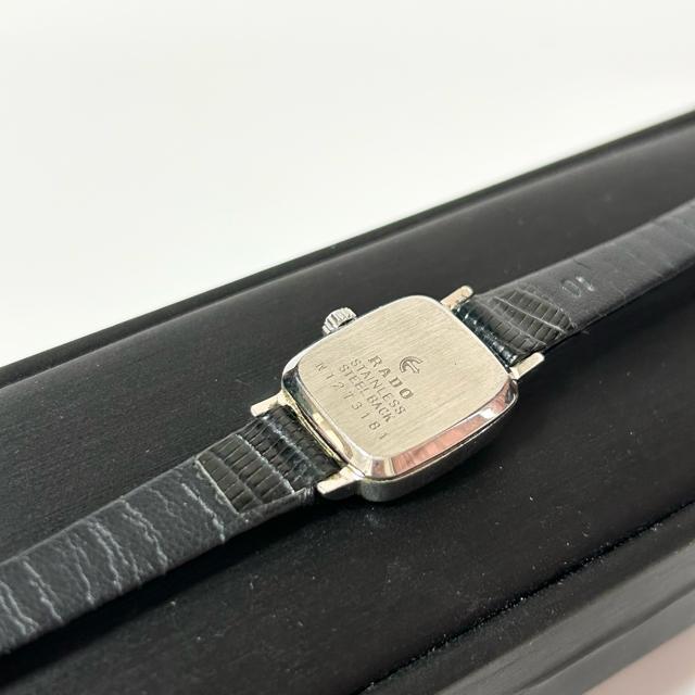 RADO ���h�[ �V���G�b�g �r���v �芪�� �X�N�G�A�t�F�C�X �A�i���O �V���o�[ �u���b�N ���f�B�[�X ���B���e�[�W ����ǍD �� �u�����h�� 