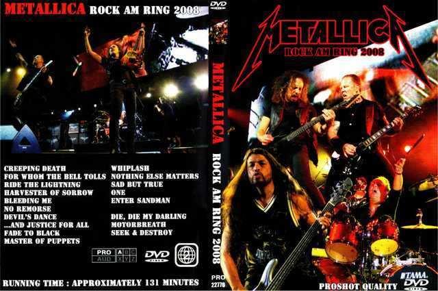ᑗMETALLICA ROCK AM RING 2008 ^J   CD/DVD/rfI 