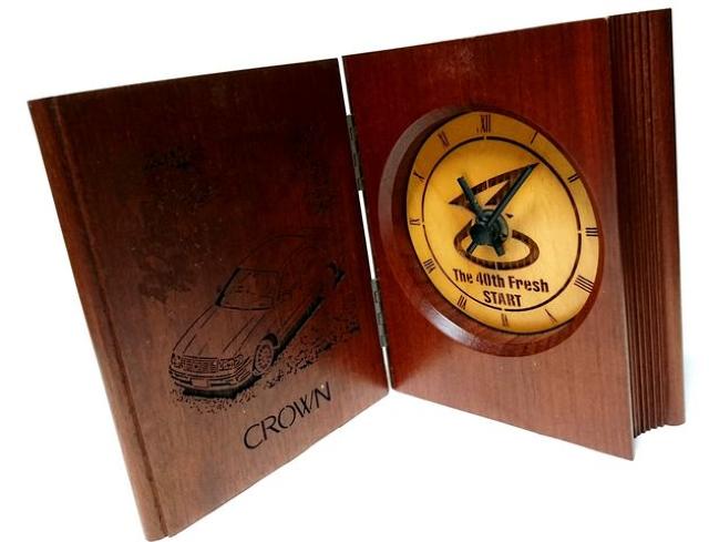 超希少 TOYOTA クラウン 40周年記念【非売品】置き時計 < インテリア/ライフ  超希少 TOYOTA クラウン 40周年記念【非売品】置き時計  < インテリア/ライフの