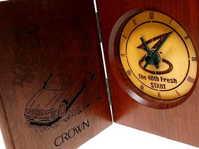 超希少 TOYOTA クラウン 40周年記念【非売品】置き時計 < インテリア/ライフ  超希少 TOYOTA クラウン 40周年記念【非売品】置き時計 < インテリア/ライフの