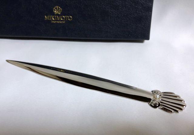 正規新古 MIKIMOTOミキモト ヴィンテージ パール装飾 ペーパーナイフ SV 真珠 ラグジュアリーデスク カッター 付属有 < ブランド  正規新古 MIKIMOTOミキモト ヴィンテージ パール装飾 ペーパーナイフ SV 真珠 ラグジュアリーデスク カッター 付属有  < ブランドの