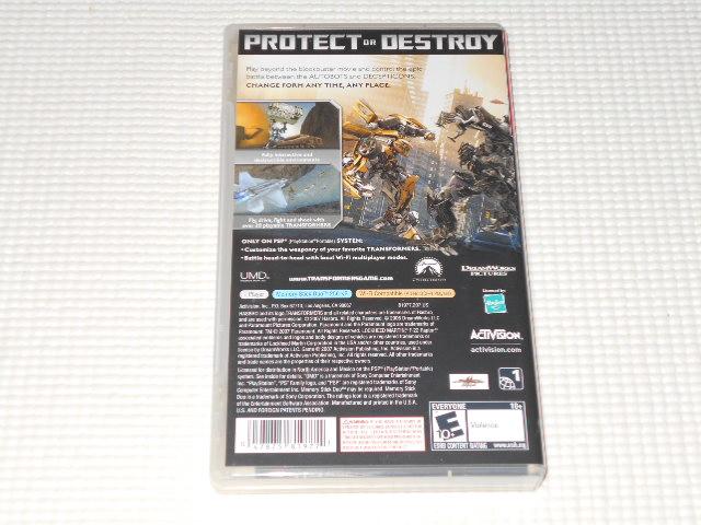 PSP★TRANSFORMERS THE GAME 海外版(国内本体動作可能) < ゲーム本体/ソフト  PSP★TRANSFORMERS THE GAME 海外版(国内本体動作可能) < ゲーム本体/ソフトの