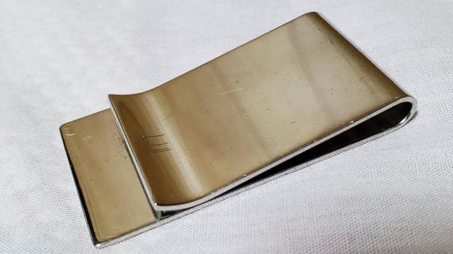 正規 激レア アルフレッドダンヒル  ゴシック トライバルマネークリップ メタルワイドウォレット 財布 クラシック < ブランド  正規 激レア アルフレッドダンヒル  ゴシック トライバルマネークリップ メタルワイドウォレット 財布 クラシック < ブランドの