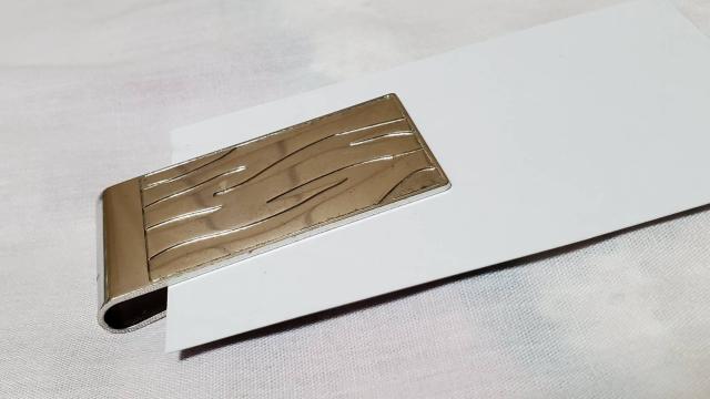 正規 激レア アルフレッドダンヒル  ゴシック トライバルマネークリップ メタルワイドウォレット 財布 クラシック < ブランド  正規 激レア アルフレッドダンヒル  ゴシック トライバルマネークリップ メタルワイドウォレット 財布 クラシック < ブランドの