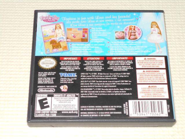 DS★Licca Lovely Lisa and Friends 海外版(国内本体動作可能) < ゲーム本体/ソフト  DS★Licca Lovely Lisa and Friends 海外版(国内本体動作可能) < ゲーム本体/ソフトの