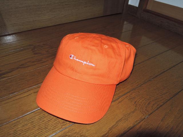 新品 Champion チャンピオン ロゴ刺繍 コットンツイル 6パネル キャップ オレンジ系 帽子 < ブランド  新品 Champion チャンピオン ロゴ刺繍 コットンツイル 6パネル キャップ オレンジ系 帽子 < ブランドの