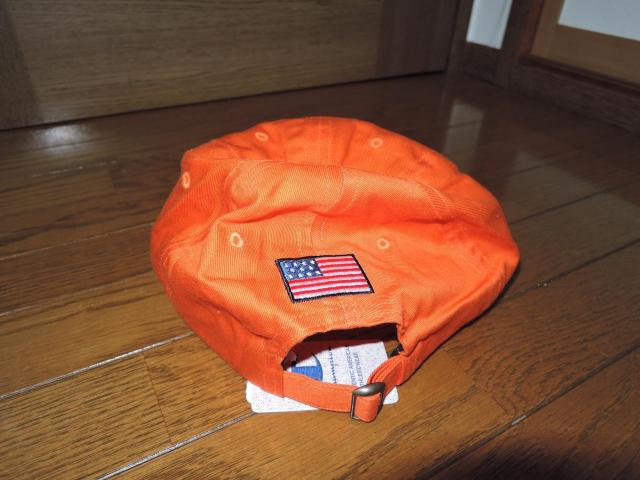 新品 Champion チャンピオン ロゴ刺繍 コットンツイル 6パネル キャップ オレンジ系 帽子 < ブランド  新品 Champion チャンピオン ロゴ刺繍 コットンツイル 6パネル キャップ オレンジ系 帽子 < ブランドの