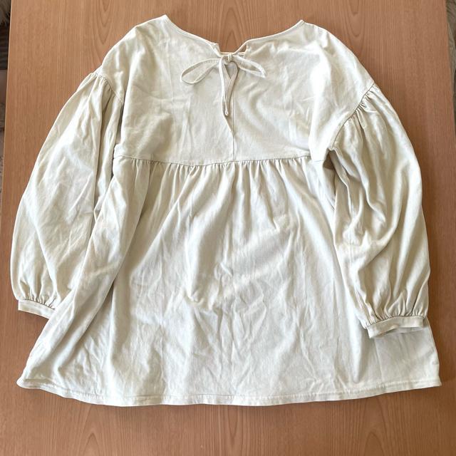 切手可 dearful コットン100% バックリボン チュニックシャツ < 女性ファッション  切手可 dearful コットン100% バックリボン チュニックシャツ < 女性ファッションの