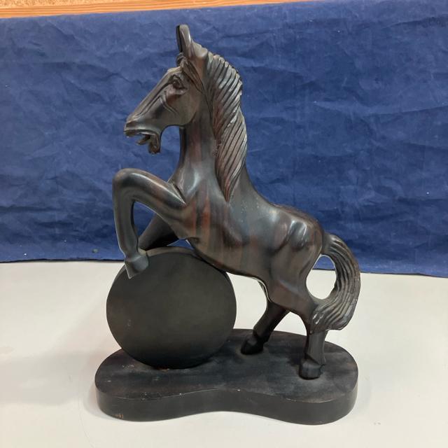 木製 馬 置物 オブジェ インテリア アイスンティーク 馬の置物 木彫 縁起物 < インテリア/ライフ  木製 馬 置物 オブジェ インテリア アイスンティーク 馬の置物 木彫 縁起物  < インテリア/ライフの