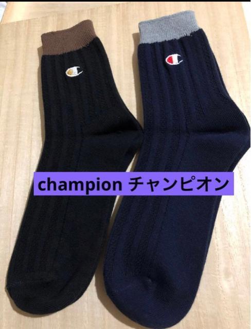 champion チャンピオン ソックス 靴下 2足 22〜24 < 女性ファッション  champion チャンピオン ソックス 靴下 2足 22〜24  < 女性ファッションの