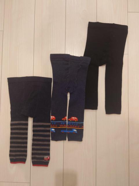 85cm レギンス 3点セット まとめ売り < キッズ/ベビー 85cm レギンス 3点セット まとめ売り < キッズ/ベビーの