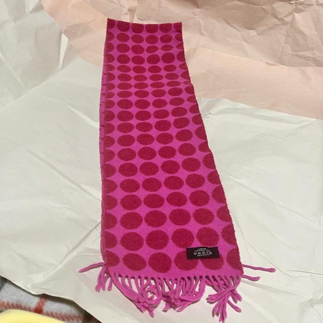 【JC DE CASTELBAJAC】 ピンク色 水玉模様 ラムウール マフラー < 女性ファッション 【JC DE CASTELBAJAC】 ピンク色 水玉模様 ラムウール マフラー < 女性ファッションの