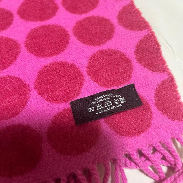 【JC DE CASTELBAJAC】 ピンク色 水玉模様 ラムウール マフラー < 女性ファッション 【JC DE CASTELBAJAC】 ピンク色 水玉模様 ラムウール マフラー < 女性ファッションの