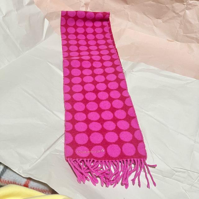 【JC DE CASTELBAJAC】 ピンク色 水玉模様 ラムウール マフラー < 女性ファッション 【JC DE CASTELBAJAC】 ピンク色 水玉模様 ラムウール マフラー < 女性ファッションの