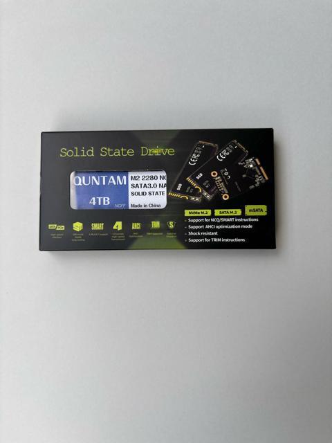 QUNTAM M.2 2280 NGFF SSD SATA3 NAND �� PC�{��/���Ӌ@��� 