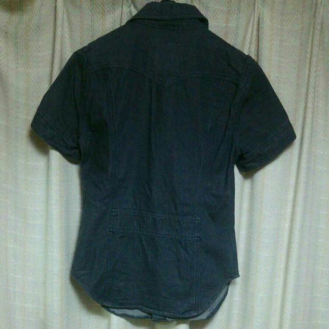 DRESSCAMP 半袖デニムシャツサイズ44グレー系ドレスキャンプデニムジャケット日本製服 < ブランド DRESSCAMP 半袖デニムシャツサイズ44グレー系ドレスキャンプデニムジャケット日本製服 < ブランドの