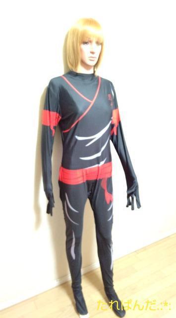 新品☆大きいトールL☆光沢つるA忍者チックな背ZIP付きジャンプスーツ(レオタード)6473☆3点で即落 < 女性ファッション  新品☆大きいトールL☆光沢つるA忍者チックな背ZIP付きジャンプスーツ(レオタード)6473☆3点で即落 < 女性ファッションの