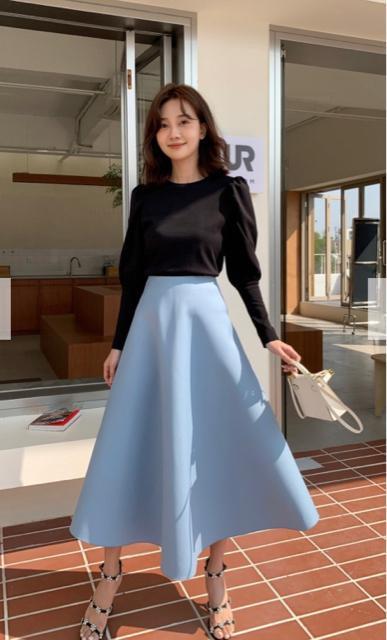 BIRTHDAYBASHBBAラインボンディングスカートLONGロングフレアバースデーバッシュブルー水色 < 女性ファッション BIRTHDAYBASHBBAラインボンディングスカートLONGロングフレアバースデーバッシュブルー水色 < 女性ファッションの