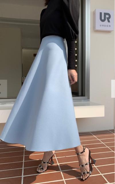 BIRTHDAYBASHBBAラインボンディングスカートLONGロングフレアバースデーバッシュブルー水色 < 女性ファッション BIRTHDAYBASHBBAラインボンディングスカートLONGロングフレアバースデーバッシュブルー水色 < 女性ファッションの