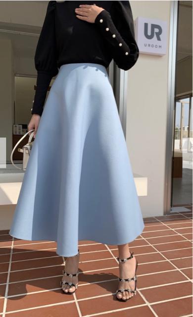 BIRTHDAYBASHBBAラインボンディングスカートLONGロングフレアバースデーバッシュブルー水色 < 女性ファッション BIRTHDAYBASHBBAラインボンディングスカートLONGロングフレアバースデーバッシュブルー水色 < 女性ファッションの