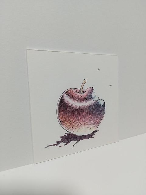 オリジナルイラスト 手描きイラスト ハンドメイド アップル 絵 リンゴ 林檎 色鉛筆 アナログ illustration art < アニメ/コミック/キャラクター  オリジナルイラスト 手描きイラスト ハンドメイド アップル 絵 リンゴ 林檎 色鉛筆 アナログ illustration art < アニメ/コミック/キャラクターの