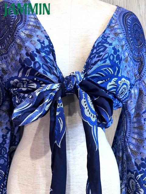 アジアン紋様柄フレア袖ボレロ アジアン ヒッピー ベリーダンス エスニック チョリ < 女性ファッション アジアン紋様柄フレア袖ボレロ アジアン ヒッピー ベリーダンス エスニック チョリ < 女性ファッションの