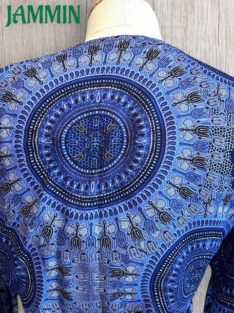 アジアン紋様柄フレア袖ボレロ アジアン ヒッピー ベリーダンス エスニック チョリ < 女性ファッション アジアン紋様柄フレア袖ボレロ アジアン ヒッピー ベリーダンス エスニック チョリ < 女性ファッションの