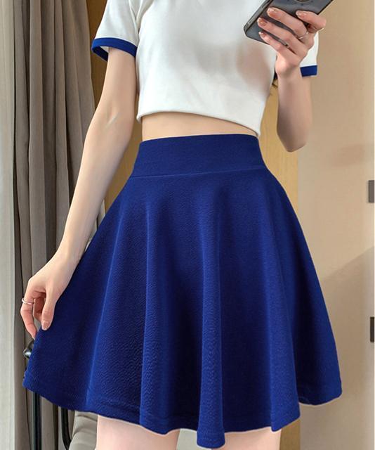送料無料 新品 韓国風サーキュラースカート ウエストゴム < 女性ファッション  送料無料 新品 韓国風サーキュラースカート ウエストゴム < 女性ファッションの