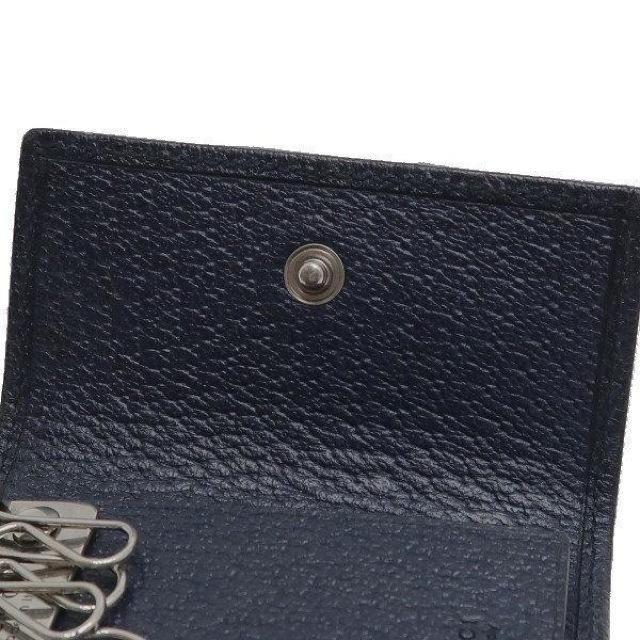 ◆ 本物 美品 ◆ GUCCI グッチ オフィディア 6連キーケース ウェブ シェリー ネイビー 保存袋 箱 人気 603732 < ブランド  ◆ 本物 美品 ◆ GUCCI グッチ オフィディア 6連キーケース ウェブ シェリー ネイビー 保存袋 箱 人気 603732 < ブランドの