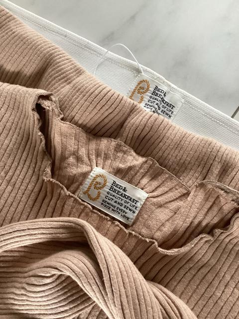 BED&BREAKFAST リブ トップス スカート セット セットアップ < 女性ファッション BED&BREAKFAST リブ トップス スカート セット セットアップ < 女性ファッションの