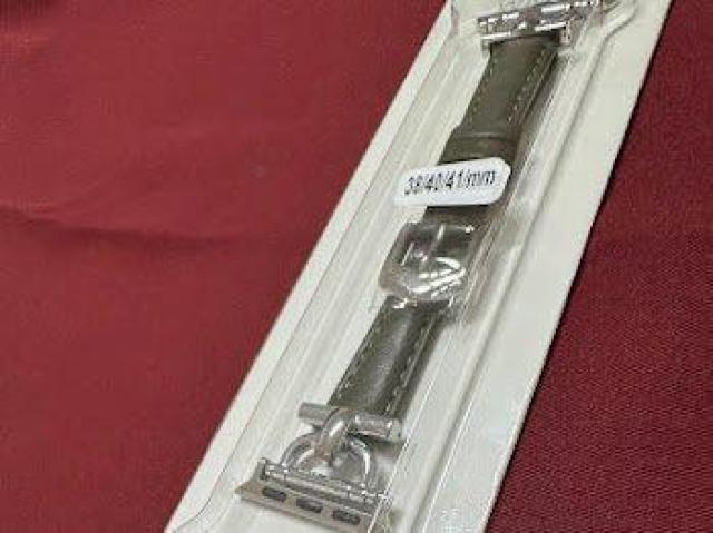 Apple Watch バンド 合皮 38/40/41mm オリーブグリーン+シルバー < 女性アクセサリー/時計 Apple Watch バンド 合皮 38/40/41mm オリーブグリーン+シルバー < 女性アクセサリー/時計の