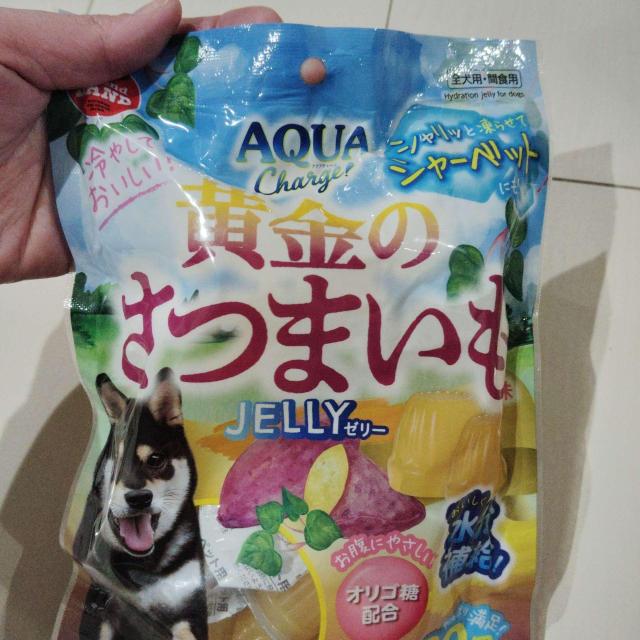 AQUA Charge! 黄金のさつまいも JELLY 犬用おやつ 16g×20個 水分補給 オリゴ糖配合 < おもちゃ AQUA Charge! 黄金のさつまいも JELLY 犬用おやつ 16g×20個 水分補給 オリゴ糖配合 < おもちゃの