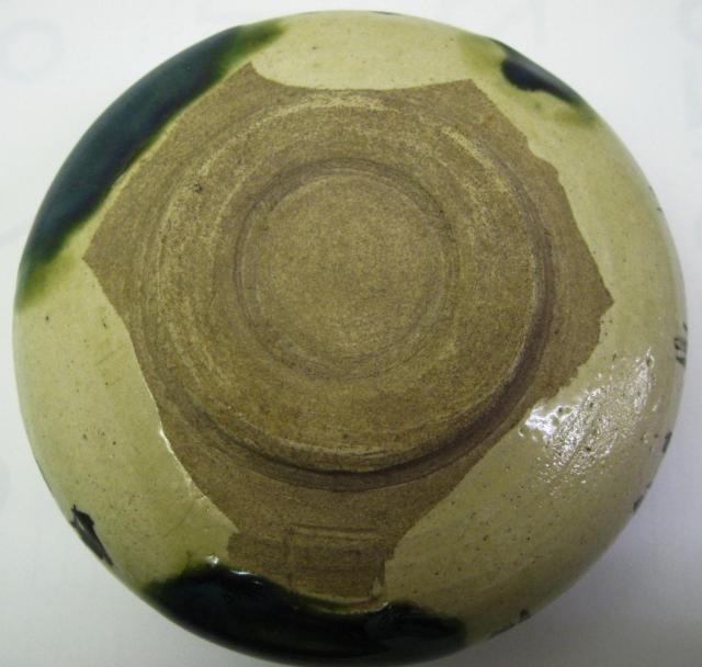 極美品 魯山人先生作 青織部 茶碗 陶々庵 八十二寿 茶器 茶道具 お茶碗 
