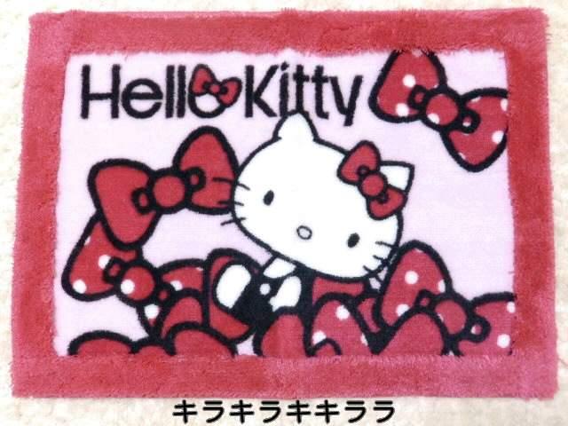 《New》キティちゃん★<リボン>バスマット/玄関マット < インテリア/ライフ 《New》キティちゃん★<リボン>バスマット/玄関マット < インテリア/ライフの