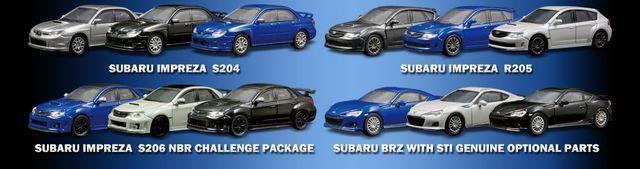 スバル BRZ WITH STI ジェニュイン オプショナル パーツ 【3台セット】 ★京商★ < ホビー  スバル BRZ WITH STI ジェニュイン オプショナル パーツ 【3台セット】 ★京商★ < ホビーの
