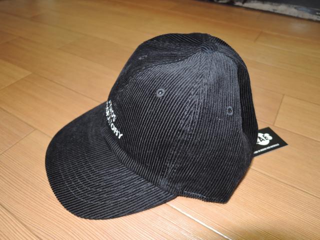 新品 アトモス ATMOS LAB コーデュロイ キャップ 黒 ロゴ刺繍 < ブランド 新品 アトモス ATMOS LAB コーデュロイ キャップ 黒 ロゴ刺繍 < ブランドの