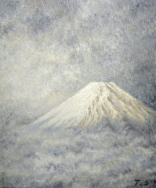 大開運 白富士 絵画 油絵 スピリチュアルアート 風水 幸運 金運 < ホビー  大開運 白富士 絵画 油絵 スピリチュアルアート 風水 幸運 金運 < ホビーの