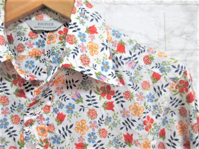 ☆EDIFICE エディフィス フラワーシャツ プリント アロハ シャツ/メンズ/38/S☆新品 < ブランド  ☆EDIFICE エディフィス フラワーシャツ プリント アロハ シャツ/メンズ/38/S☆新品 < ブランドの