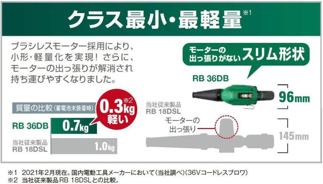 HiKOKI(ハイコーキ) 36V 充電式 ブロワ 小型 軽量 蓄電池・充電器別売り < ペット/手芸/園芸  HiKOKI(ハイコーキ) 36V 充電式 ブロワ 小型 軽量 蓄電池・充電器別売り < ペット/手芸/園芸の