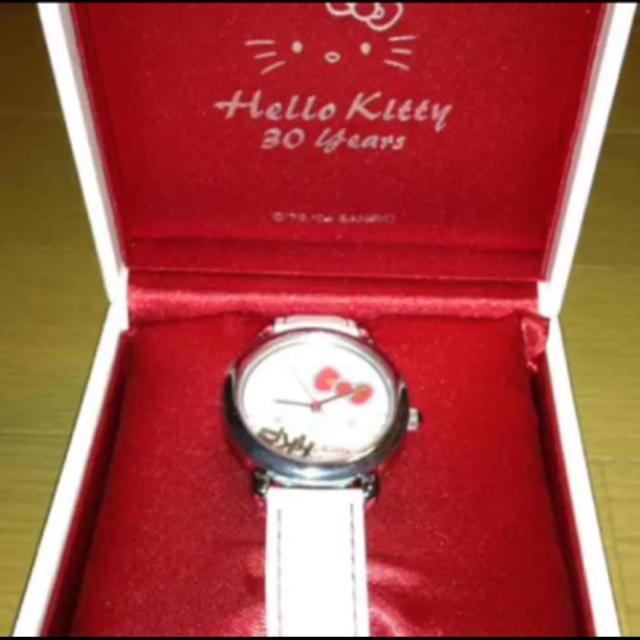ハローキティ 腕時計 希少 30周年記念 サンリオ キティちゃん 限定腕時計 ウォッチ < 女性アクセサリー/時計 ハローキティ 腕時計 希少 30周年記念 サンリオ キティちゃん 限定腕時計 ウォッチ < 女性アクセサリー/時計の