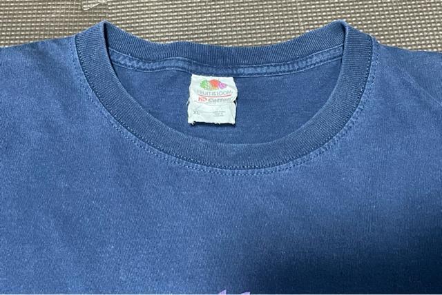 90's FRUIT OF THE LOOM tシャツ ネイビー  XL オーバーサイズ 男女兼用 ヴィンテージ  アメカジ  < 男性ファッション  90's FRUIT OF THE LOOM tシャツ ネイビー  XL オーバーサイズ 男女兼用 ヴィンテージ  アメカジ  < 男性ファッションの