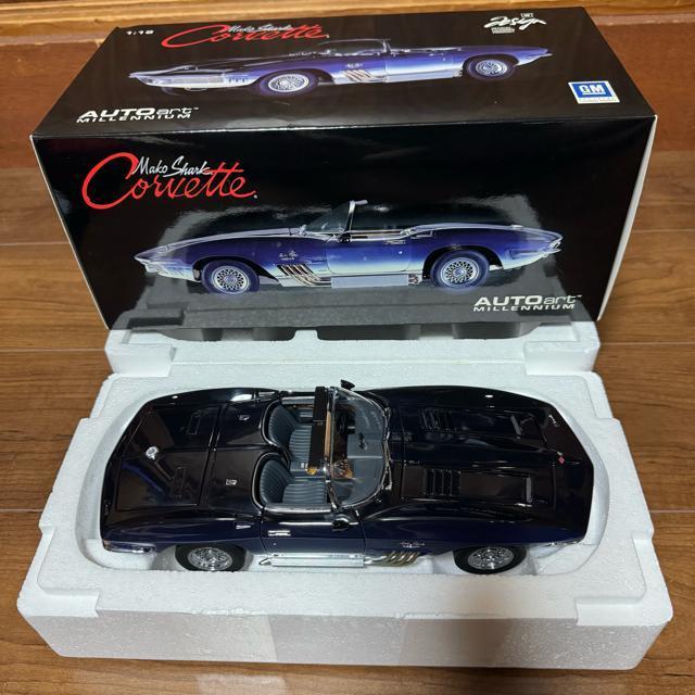 絶版未展示品 オートアート 1/18 コルベットMako Shark 1961 < ホビー  絶版未展示品 オートアート 1/18 コルベットMako Shark 1961 < ホビーの