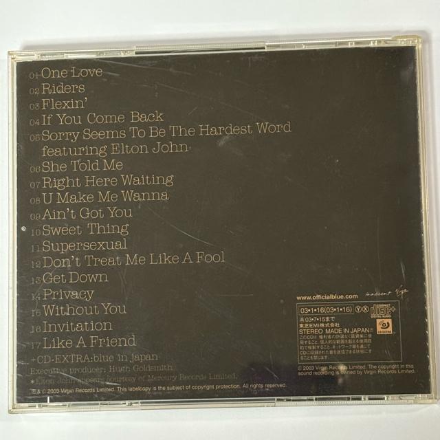 BLUE / ONE LOVE < CD/DVD/ビデオ  BLUE / ONE LOVE < CD/DVD/ビデオの